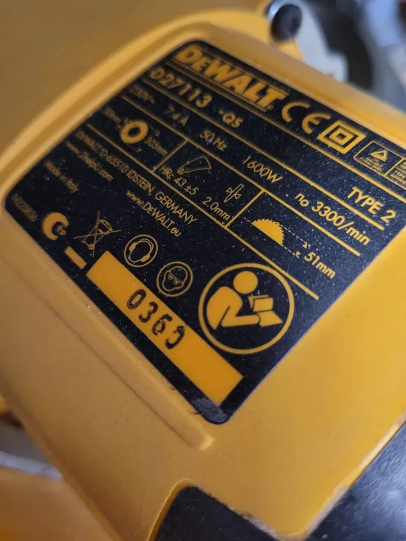 PIŁA UKOŚNICA DEWALT D27113 POLECAM!
