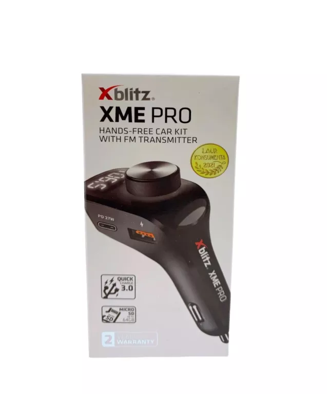 TRANSMITER SAMOCHODOWY XBLITZ XME PRO