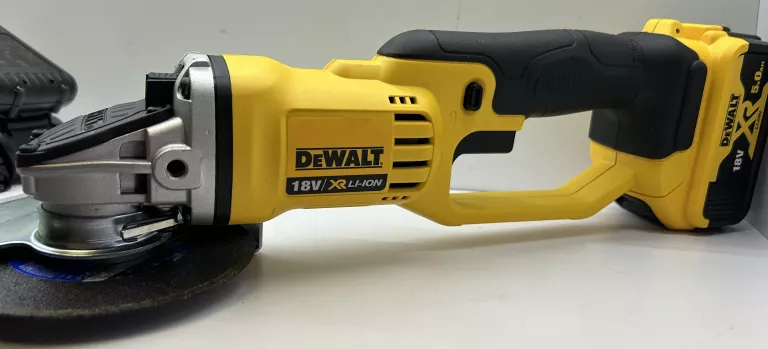 SZLIFIERKA KĄTOWA AKUMULATOROWA DEWALT, KOMPLET