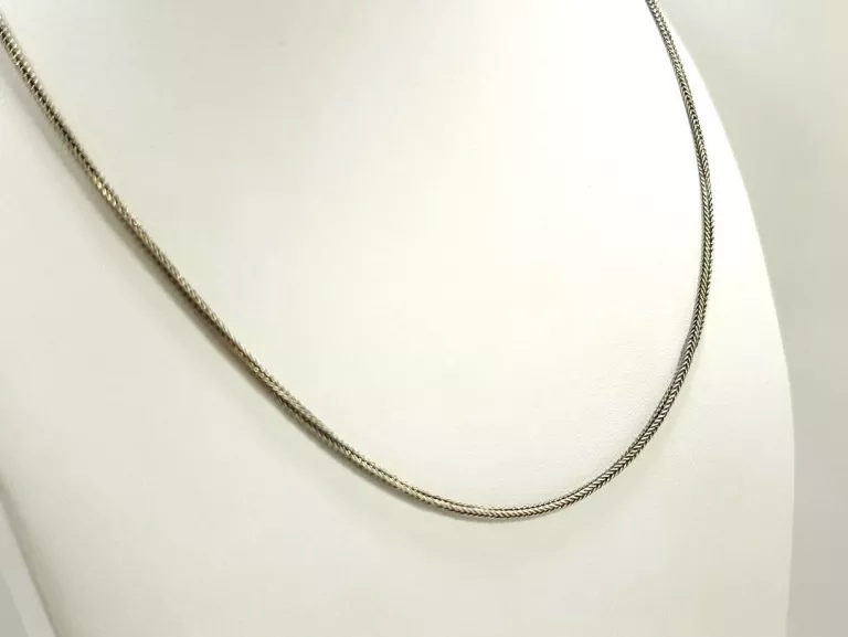 SREBRNY ŁAŃCUSZEK WARMET LISI OGON 925 10,38G 50CM