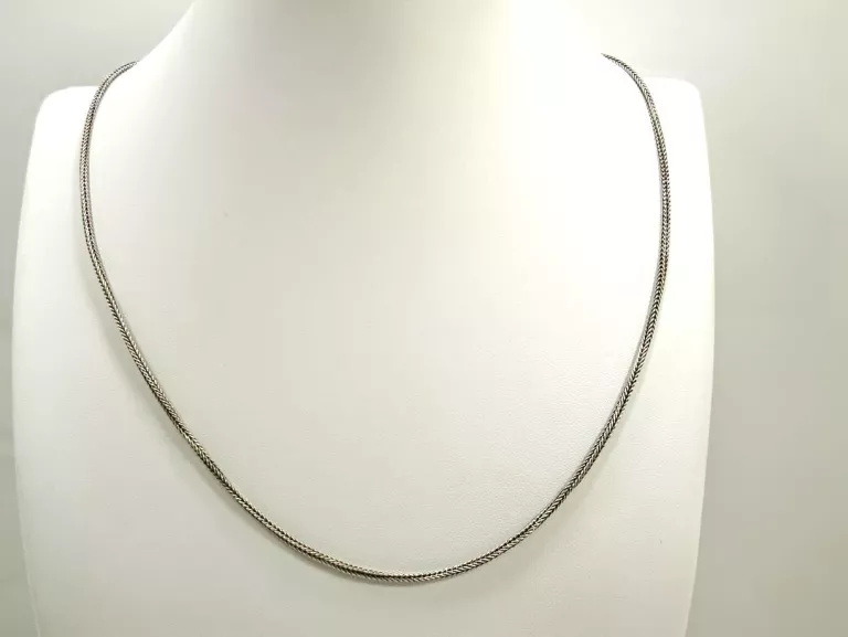 SREBRNY ŁAŃCUSZEK WARMET LISI OGON 925 10,38G 50CM