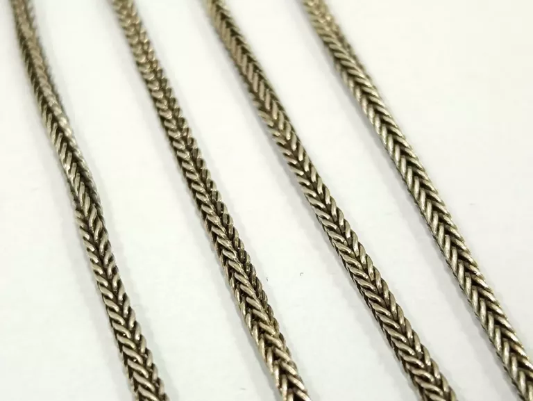 SREBRNY ŁAŃCUSZEK WARMET LISI OGON 925 10,38G 50CM