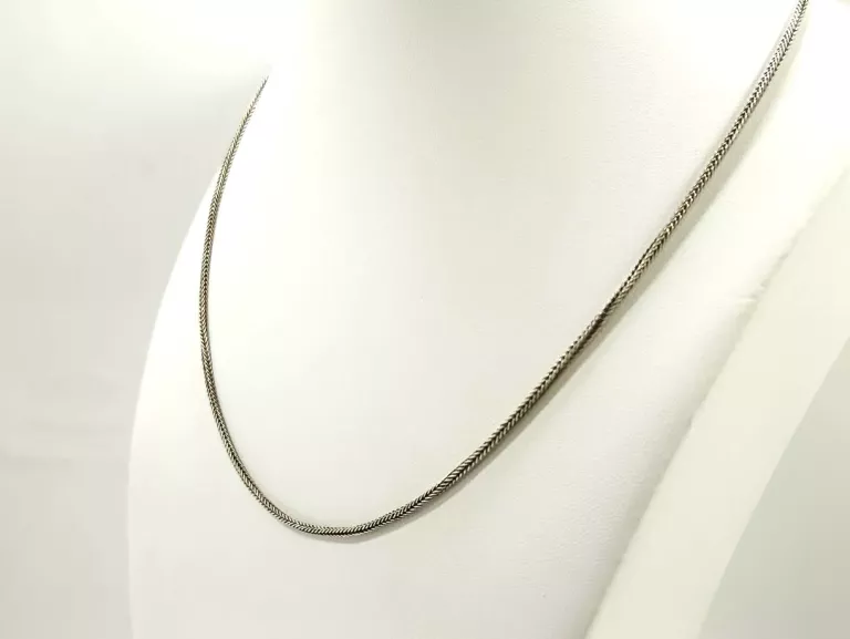 SREBRNY ŁAŃCUSZEK WARMET LISI OGON 925 10,38G 50CM