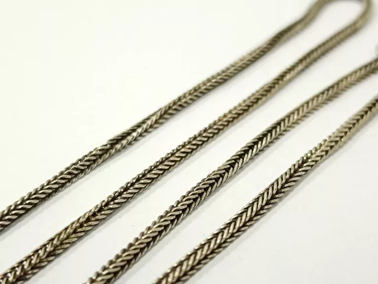 SREBRNY ŁAŃCUSZEK WARMET LISI OGON 925 10,38G 50CM