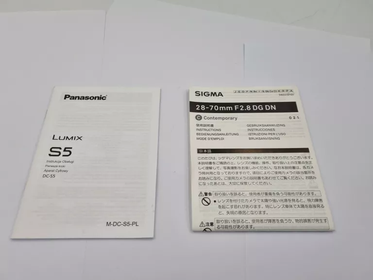 APARAT PANASONIC LUMIX DC-S5 + 2 OBIEKTYWY