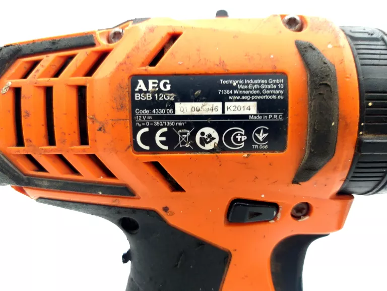 WKRĘTARKA AEG BSB 12G2 12V 2 X BATERIA 2014R