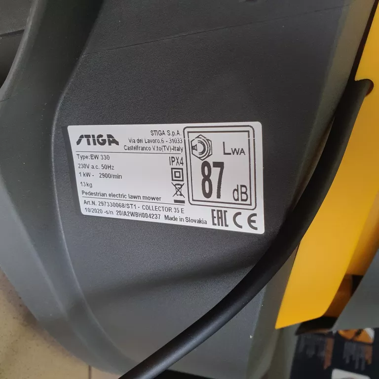 KOSIARKA ELEKTRYCZNA STIGA 35E 1000W
