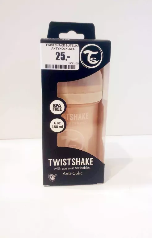 TWISTSHAKE BUTELKA ANTYKOLKOWA 180ML,ROZ