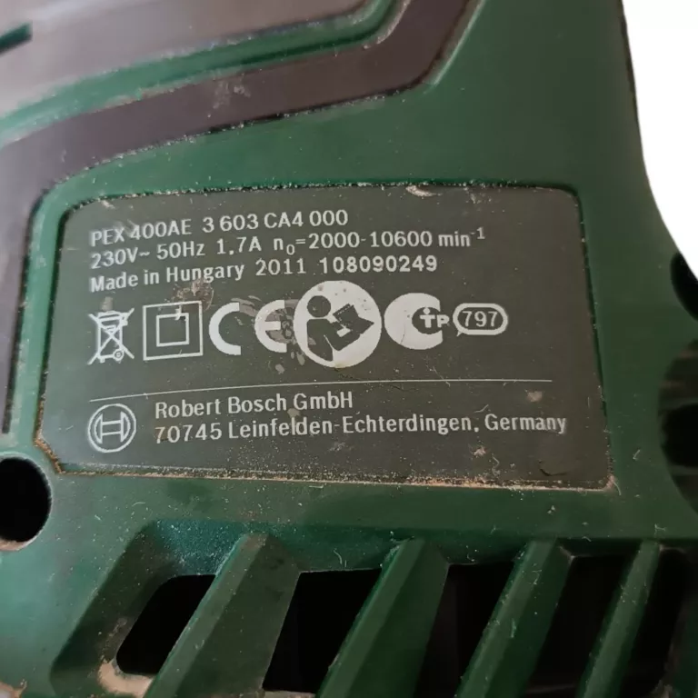 SZLIFIERKA MIMOŚRODOWA BOSCH PEX 400 AE