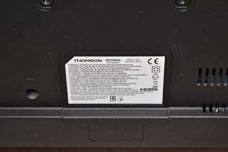 TELEWIZOR SMART THOMSON 40FD5406X1