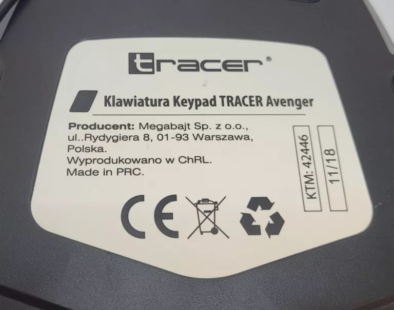 tracer-avenger-keypad-ktm42446-typ-klawiatury-mechaniczna