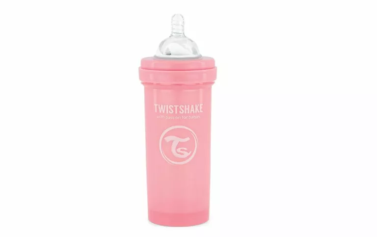 BUTELKA ANTYKOLKOWA TWISTSHAKE 260 ML RÓŻOWA