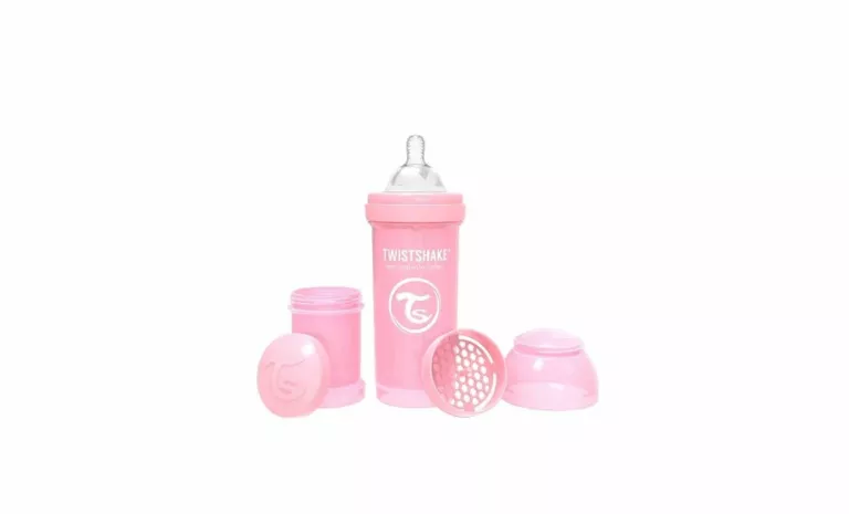 BUTELKA ANTYKOLKOWA TWISTSHAKE 260 ML RÓŻOWA
