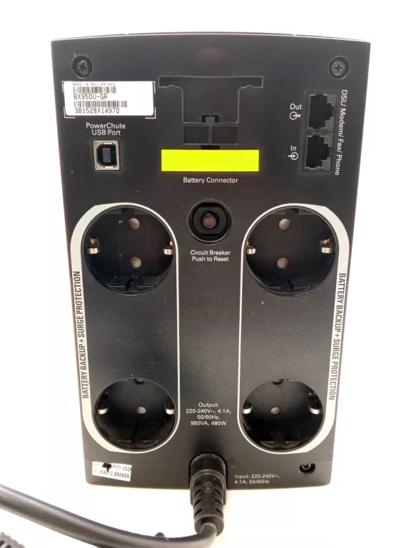 AKUMULATOR APC BACK-UPS 950VA 480W BX950U-FR