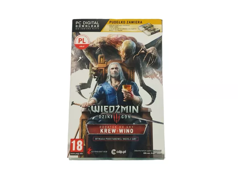 WIEDŹMIN 3 KREW I WINO 2 TALIE KART GWINT GWINTA