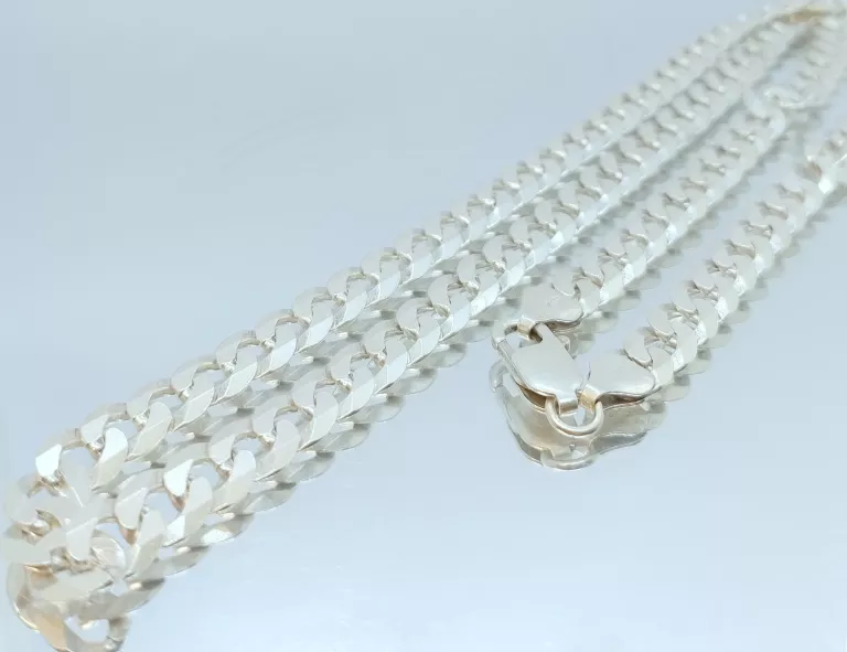 SREBRNY ŁAŃCUSZEK | MĘSKI | 925 | 37,23 G | 61 CM