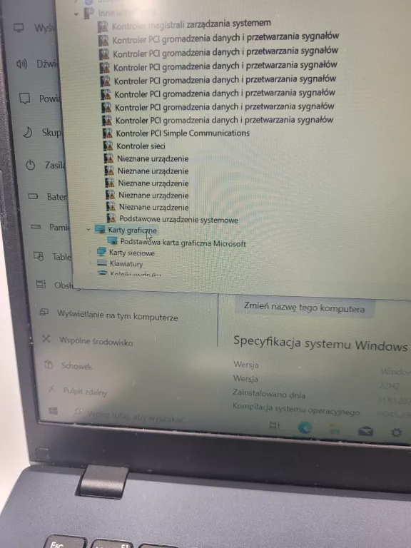LAPTOP ASUS E510/4 GB/256GB SSD/INTEL CELERON/W10