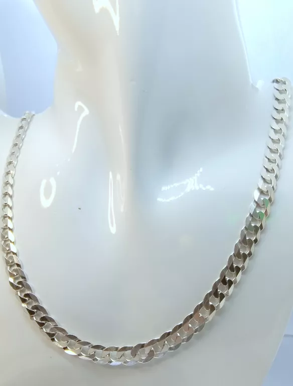 SREBRNY ŁAŃCUSZEK | MĘSKI | 925 | 37,23 G | 61 CM