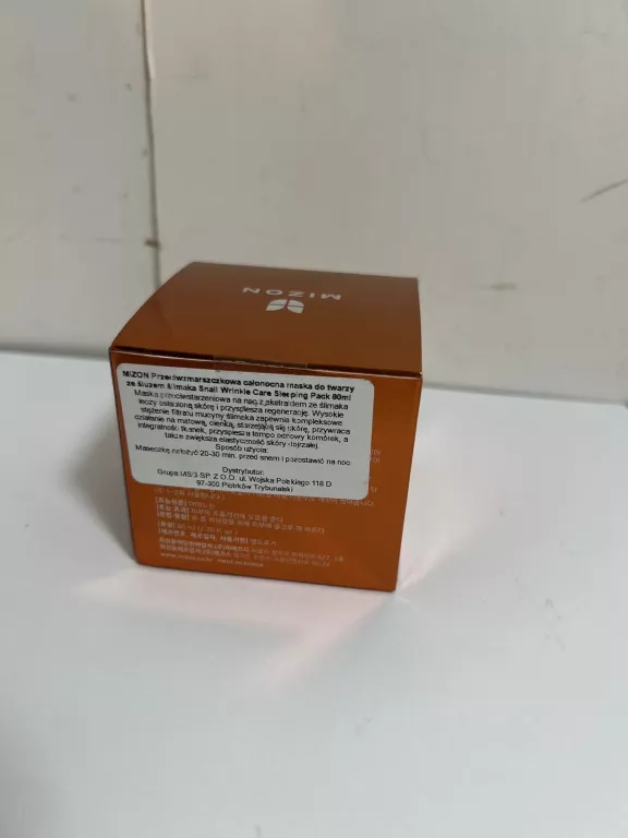KREM MIZON SNAIL WRINKLE CARE SLEEPING PACK