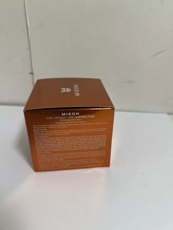 KREM MIZON SNAIL WRINKLE CARE SLEEPING PACK