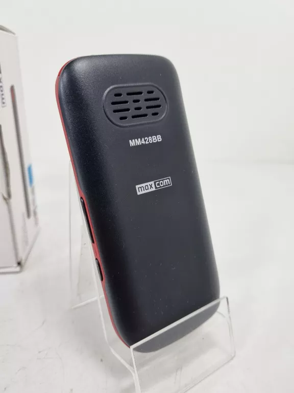 TELEFON MAXCOM MM428 + PUDEŁKO + ŁADOWARKA
