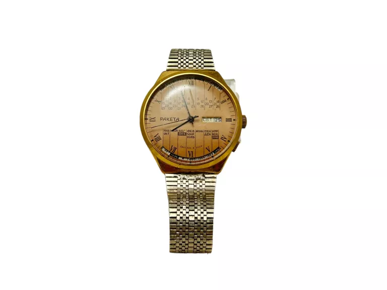 ZEGAREK RAKETA PERPETUAL CALENDAR POZŁACANY
