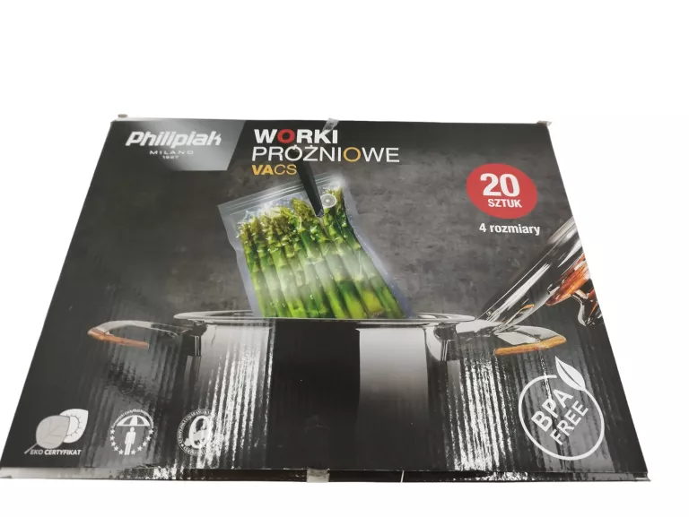ZESTAW POJEMNIKÓW PHILIPIAK VACS SMART POJEMNIKI PRÓŻNIOWE
