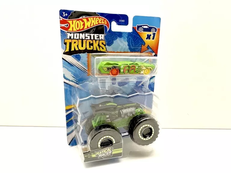 SAMOCHODY HOT WHEELS MONSTER TRUCKS RATICAL RACER