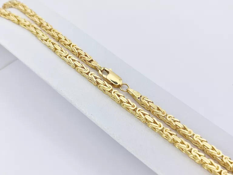 ZŁOTY ŁAŃCZUSZEK SPLOT KRÓLEWSKI - 585 60CM 36,3G