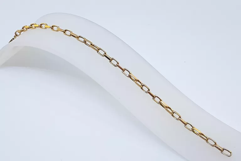 ZŁOTA BRANSOLETKA ANKIER 585 8,11G 20CM