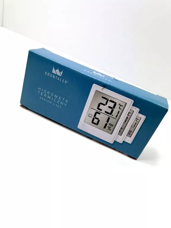 HIGROMETR TERMICZNY 3SZT KRONTALER/ POWYSTAWOWY