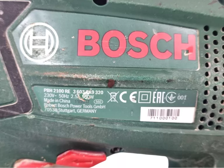 MŁOTOWIERTARKA BOSCH PBH 2100 RE 06033A9320 550W