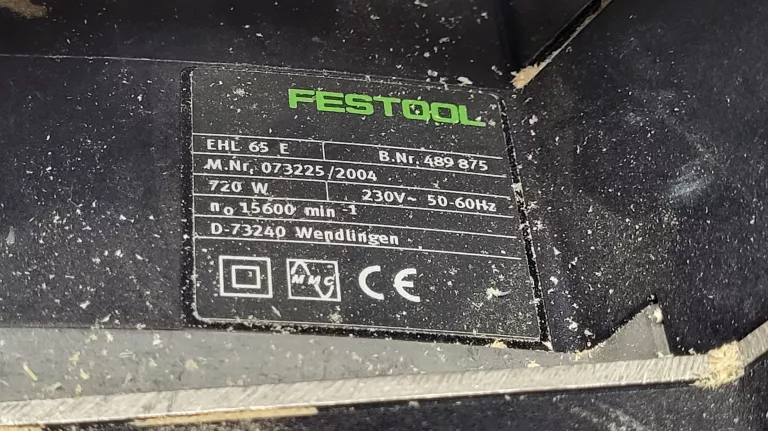 STRUG ELEKTRYCZNY FESTOOL EHL 65 + WALIZKA