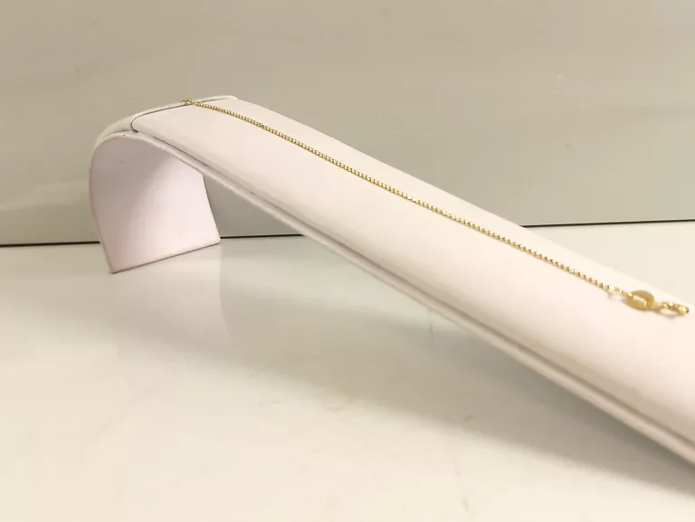 NIENOSZONA ZŁOTA BRANSOLETKA SPLOT KULKOWY P585 0,53G