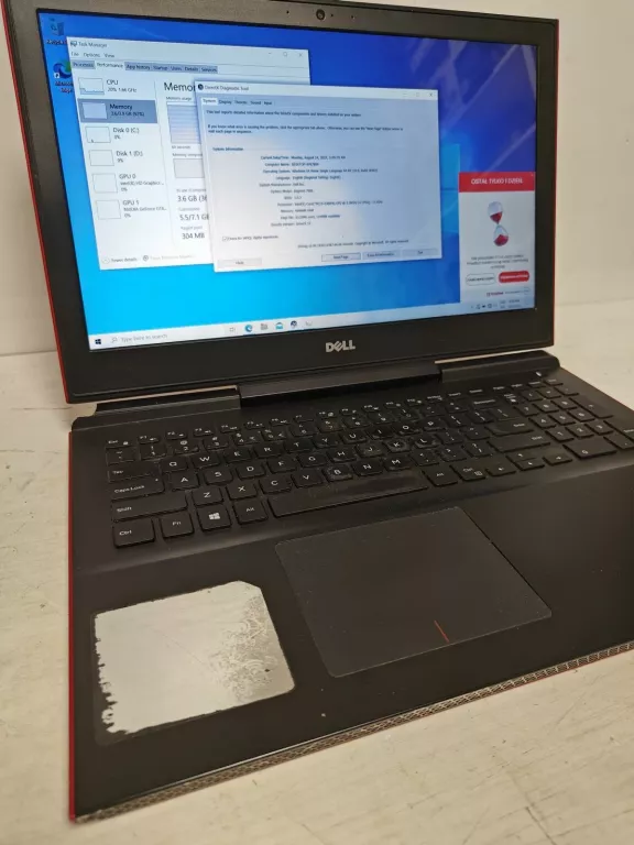 LAPTOP DELL INSPIRON P65F INTEL I5 256/4  POLECAM!