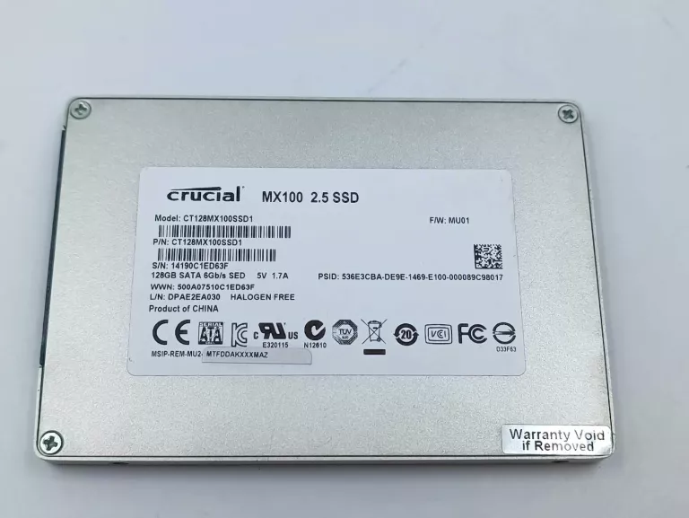 DYSK SSD CRUCIAL MX100 128GB SSD