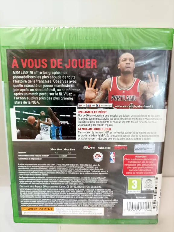 GRA XBOX ONE NBA LIVE 15 [230902024]