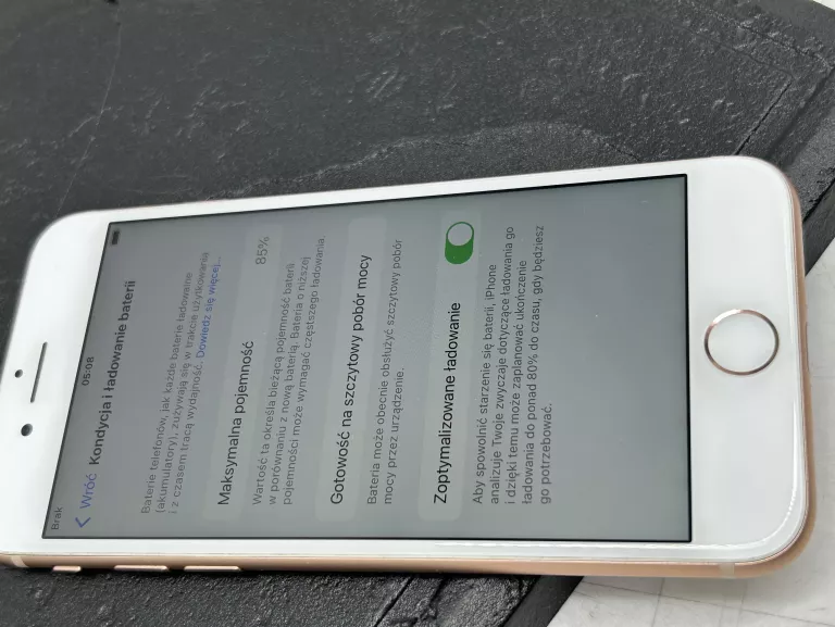 TELEFON APPLE IPHONE 8 64 GB ZŁOTY 85%BATERIA