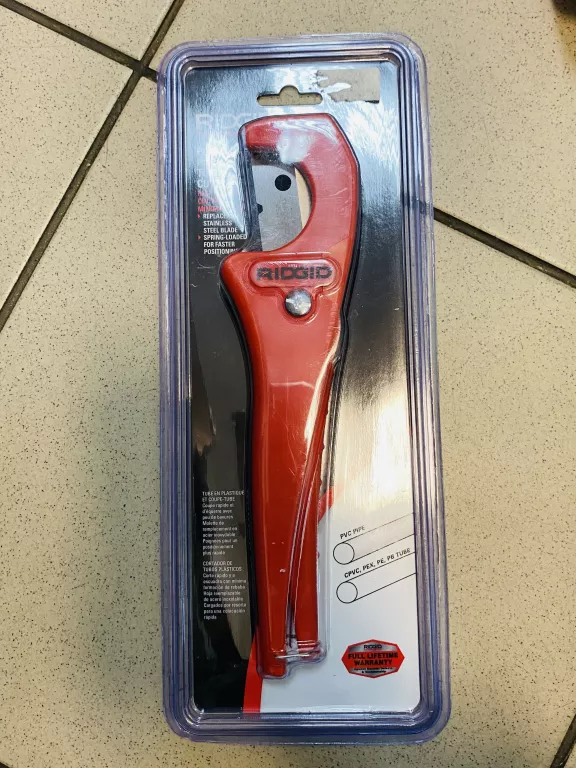 NOŻYCE RIDGID PC-1250 DO RUR Z TWORZYW 3-42MM