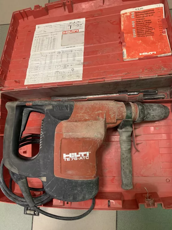 HILTI TE 76-ATC 1400W + WALIZKA - SŁABY UDAR