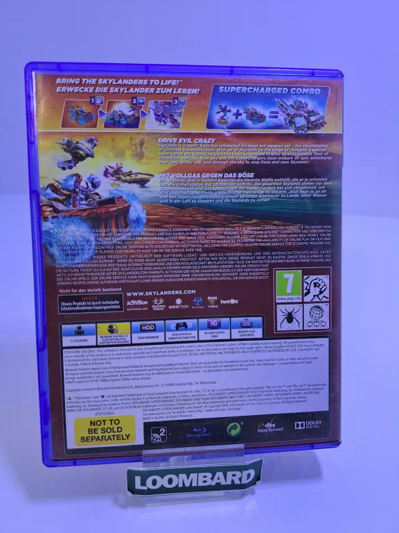 GRA PS4 SKYLANDERS SUPERCHARGER 5 + FIGURKI 3 SZT