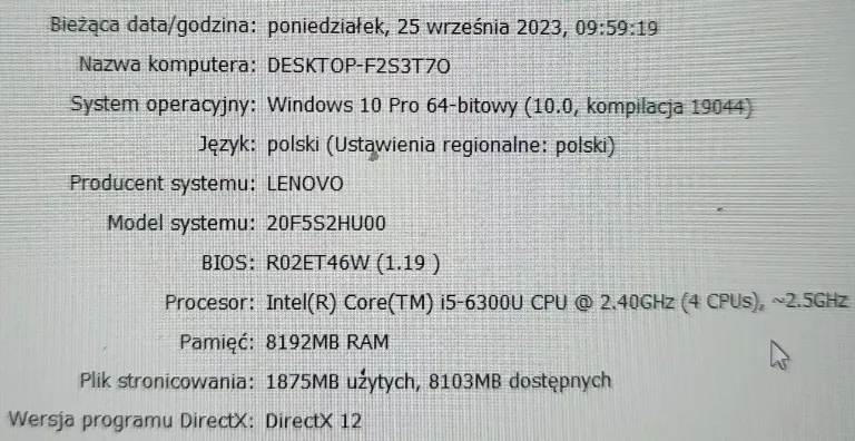 LAPTOP LENOVO X260