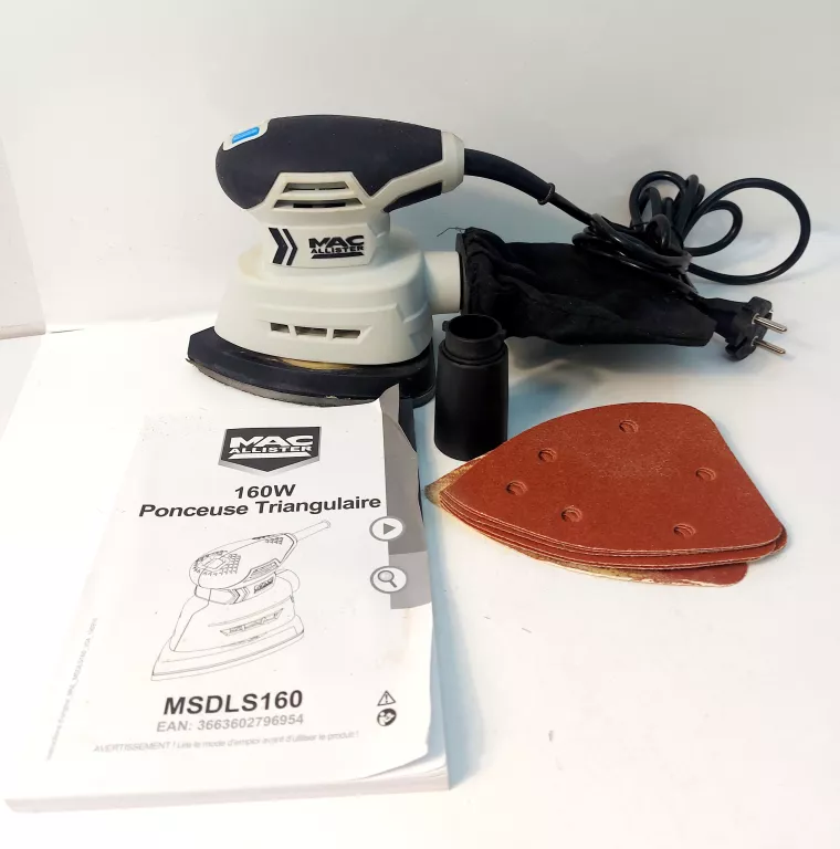 SZLIFIERKA MACALLISTER MSDLS160 KOMPLET Szlifierki oscylacyjne