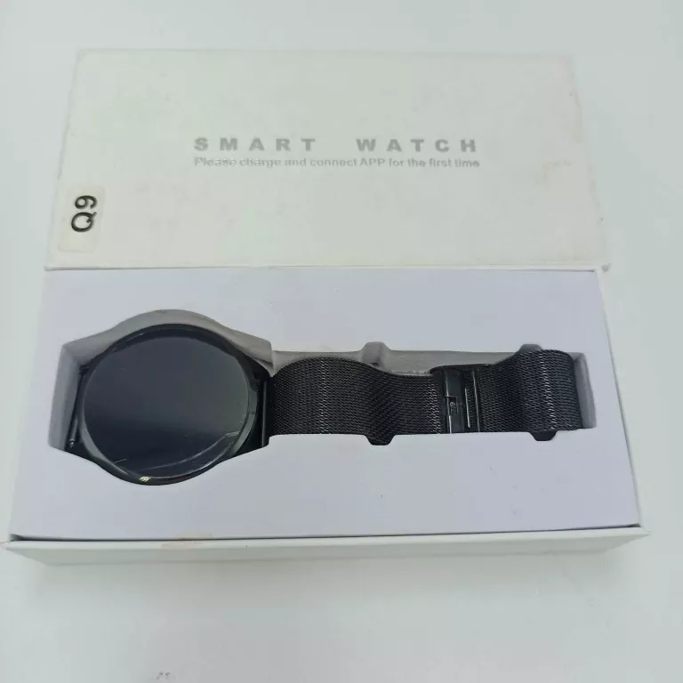 SMATWATCH Q9 CZARNY+KABEL+ PUD