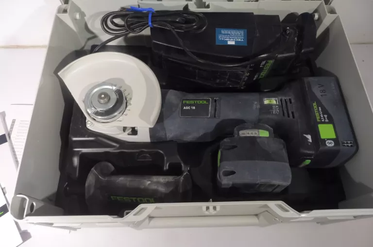 SZLIFIERKA KĄTOWA FESTOOL AGC 18-125 WALIZKA