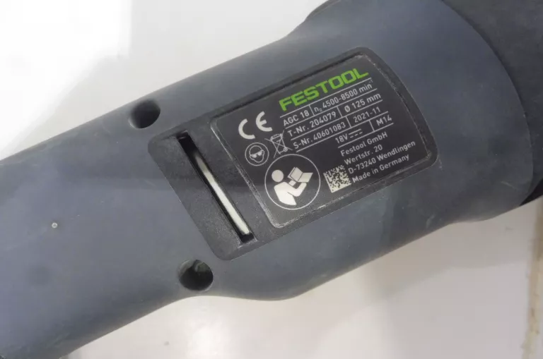 SZLIFIERKA KĄTOWA FESTOOL AGC 18-125 WALIZKA