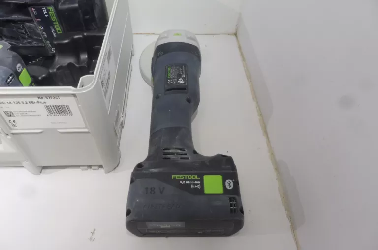 SZLIFIERKA KĄTOWA FESTOOL AGC 18-125 WALIZKA