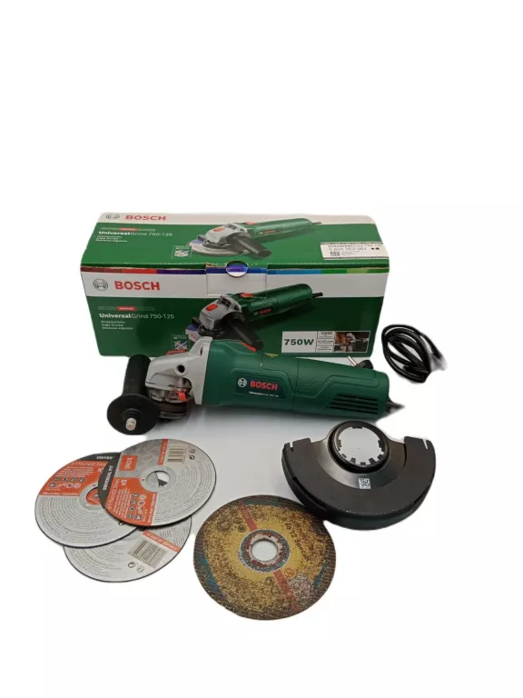 SZLIFIERKA KĄTOWA BOSCH 750-125 750W 230V PUD