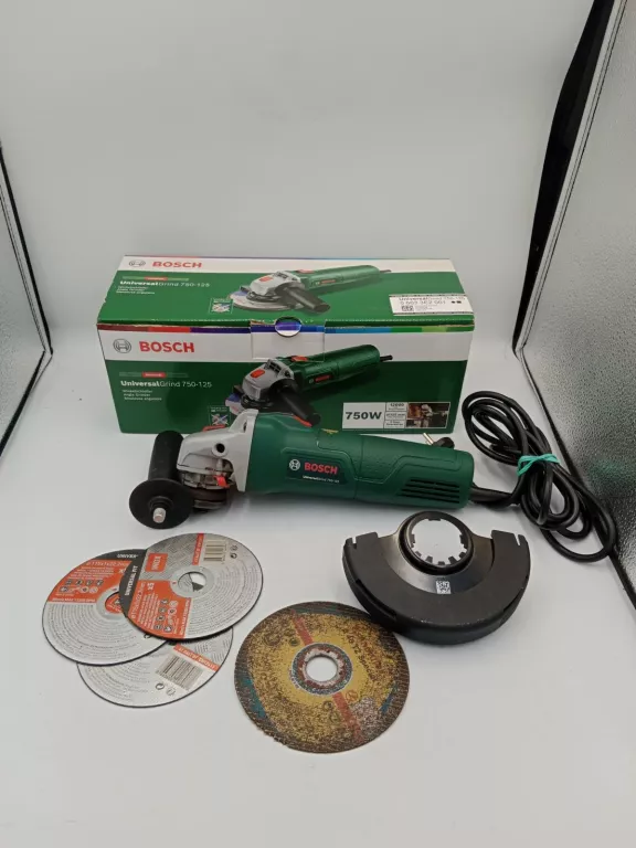SZLIFIERKA KĄTOWA BOSCH 750-125 750W 230V PUD