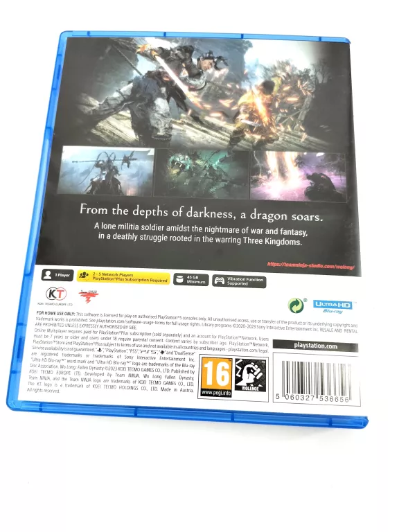 WO LONG: FALLEN DYNASTY PS5
